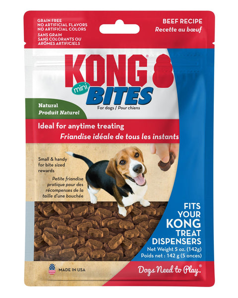 KONG Bites Dog Treats Mini Beef 1ea/5 oz