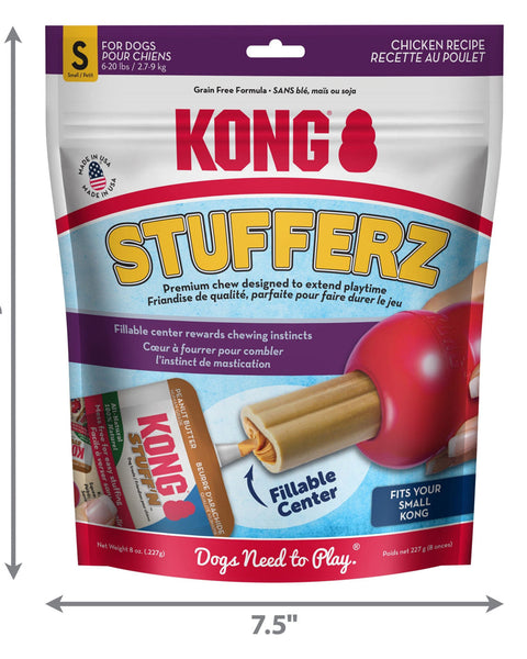 KONG Stufferz Dental Dog Chew Chicken 1ea/SM