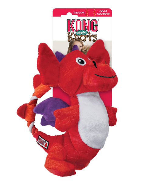 KONG Dragon Knots Dog Toy Assorted 1ea/MD/LG