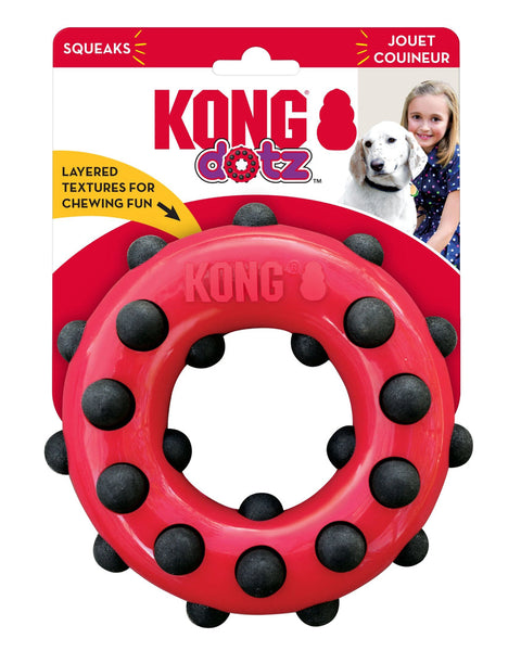 KONG Dotz Circle Dog Toy 1ea/LG