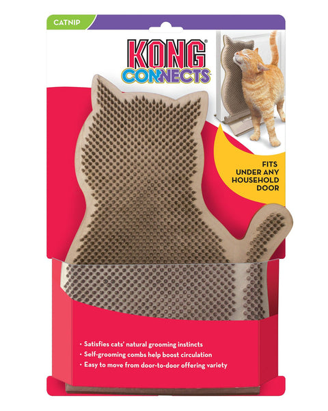 KONG Connects Kitty Self-Grooming Comber for Cats Champagne 1ea/One Size