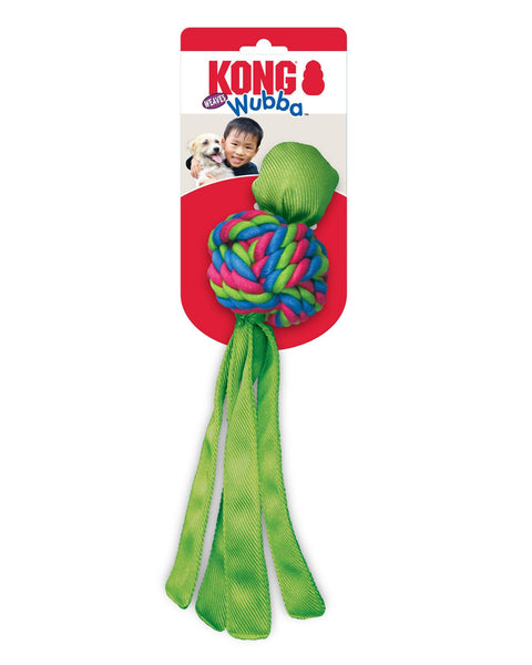 KONG Wubba Weaves with Rope Dog Toy Assorted 1ea/LG