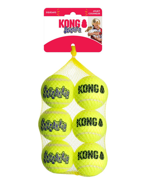 KONG Air Dog Squeaker Dog Toy Balls 1ea/6 pk, MD