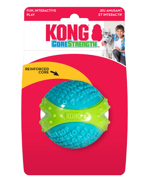 KONG Corestrength Dog Toy Ball Blue 1ea/LG