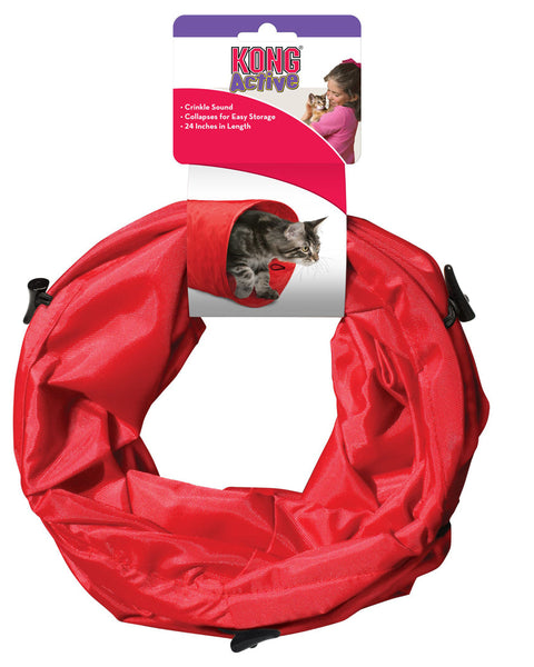 KONG Cat Tunnel Toy Red 1ea/One Size
