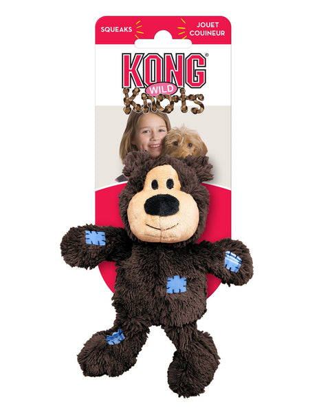 KONG Wild Knots Bear Dog Toy Assorted 1ea/XS