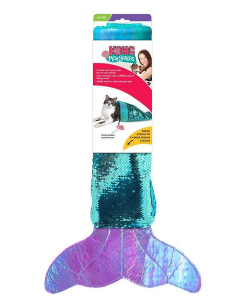 KONG Play Spaces SeaQuins Catnip Toy Teal 1ea/One Size