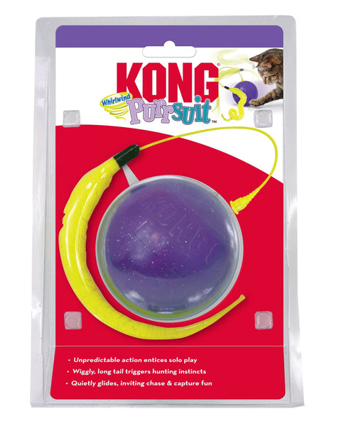 KONG Purrsuit Whirlwind Cat Toy Purple 1ea/One Size