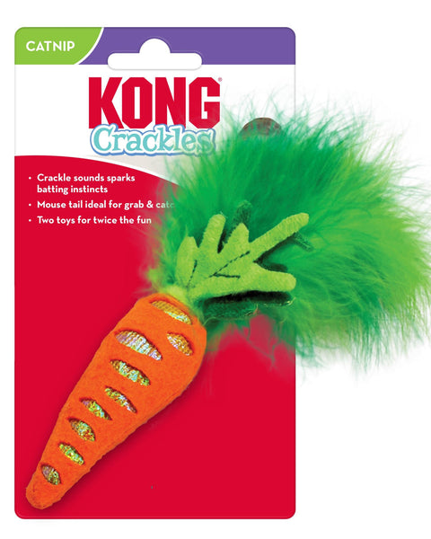 KONG Crackles Rootz Catnip Toy Assorted 1ea/One Size