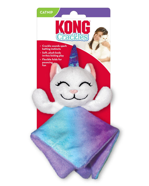 KONG Crackles Caticorn Catnip Toy Multi-Color 1ea/One Size