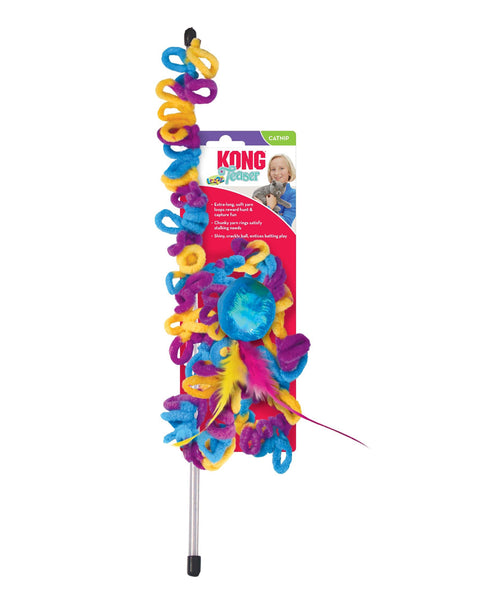 KONG Teaser Loopz Wand Cat Toy 1ea