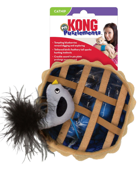 KONG Cat Puzzlements Pie Cat Toy 1ea/One Size