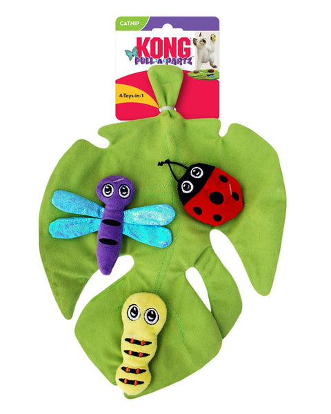 KONG Pull-A-Partz Bugz Catnip Toy Multi-Color 1ea/One Size