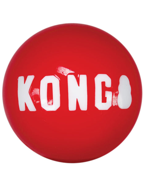 KONG Signature Ball Dog Toy Red 1ea/LG