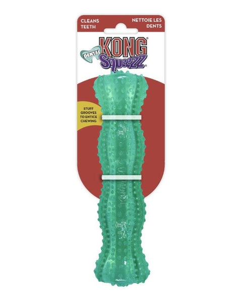 KONG Dental Squeezz Stick Dog Chew Teal 1ea/MD