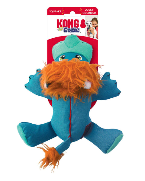 KONG Cozie Ultra Lucky Lion Dog Toy Tan 1ea/LG