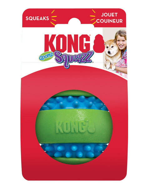 KONG Squeezz Goomz Ball Dog Toy 1ea/MD
