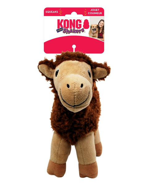 KONG Shakers Passports Dog Toy Camel Brown 1ea/MD