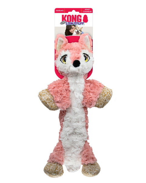 KONG Low Stuff Flopzie Fox Dog Toy 1ea/MD