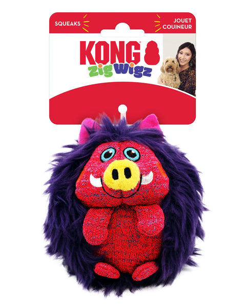 KONG Zigwigz Warthog Dog Toy 1ea/MD