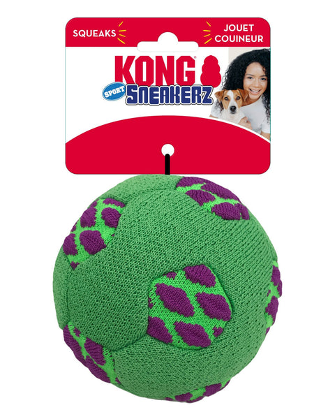 KONG Sneakerz Sport Soccer Ball Dog Toy 1ea/MD