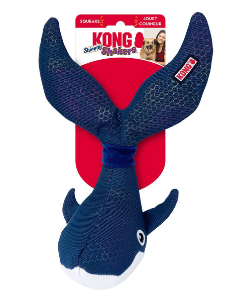 KONG Shakers Shimmy Dog Toy Whale 1ea/MD