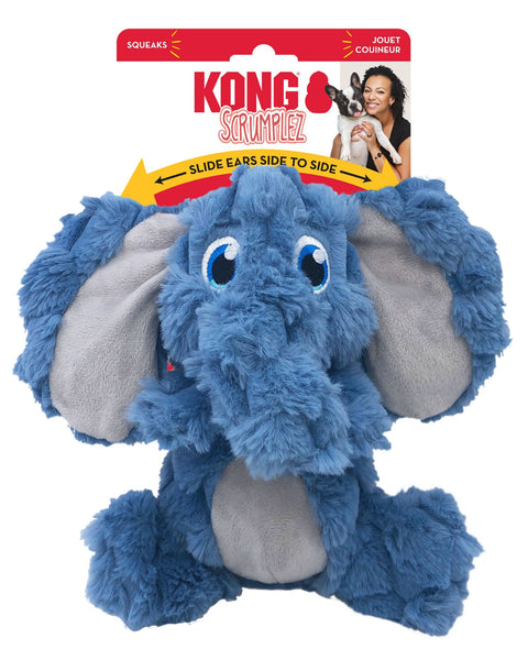 KONG Scrumplez Dog Toy Elephant 1ea/MD
