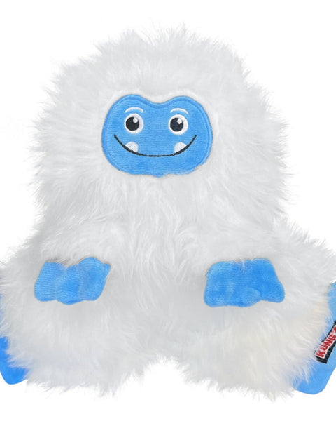 KONG Holiday Frizzles Yeti Dog Toy 1ea/MD/LG
