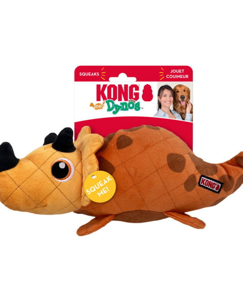 KONG Dynos Roars Dog Toy Orange, 1ea/MD/LG