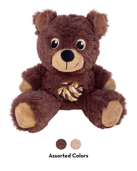 KONG Knots Teddy Dog Toy Assorted, 1ea/MD