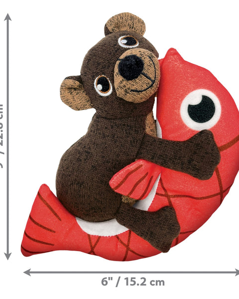 KONG Pull-A-Partz Pals Dog Toy Bear, MD (2 pack)