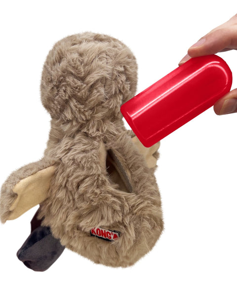 KONG Comfort Tykes Dog Toy Fox, SM (2pack)