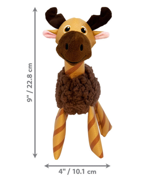 KONG Shakers Floofs Plush Dog Toy Moose, 1ea/XS/SM