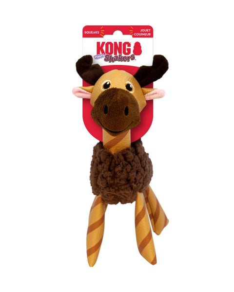 KONG Shakers Floofs Plush Dog Toy Moose, 1ea/XS/SM