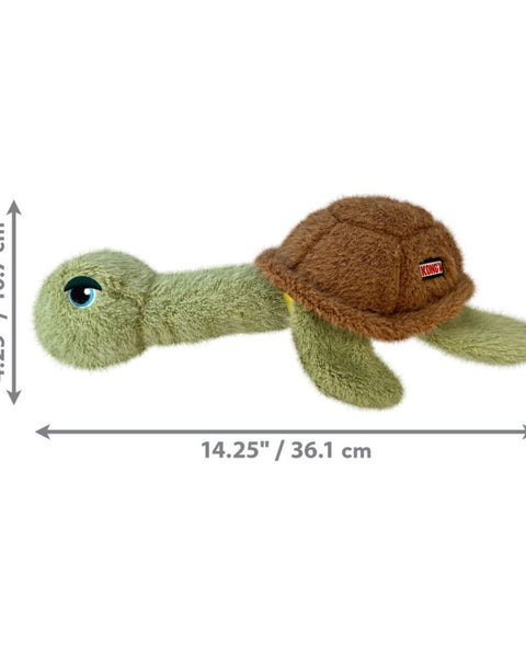 Kong Scruffs Dog Toy Turtle, 1ea/Medium/Large