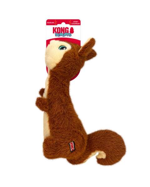 Kong Scruffs Dog Toy Squirrel, 1ea/Medium/Large