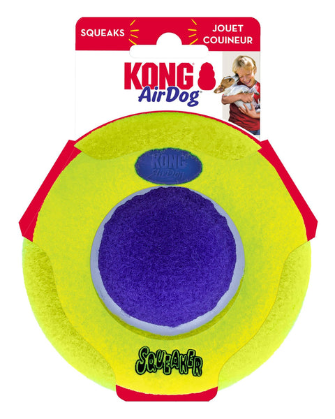 KONG Airdog Squeaker Saucer Dog Toy 1ea/MD