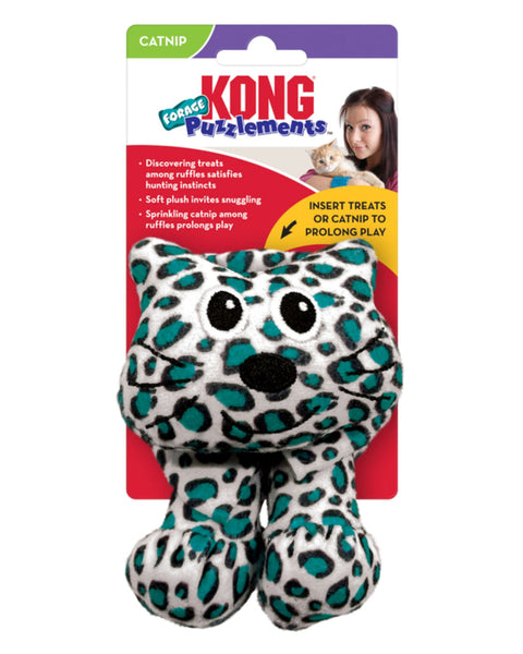 KONG Puzzlements Forage Kitty Cat Toy Assorted 1ea/One Size
