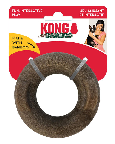 KONG Bamboo Rockerz Dog Toy Ring 1ea/XS/SM