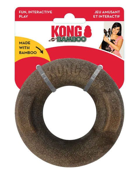 KONG Bamboo Rockerz Dog Toy Ring 1ea/MD