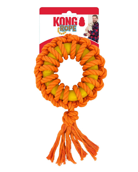 KONG Rope Ringerz Dog Toy Assorted 1ea/MD
