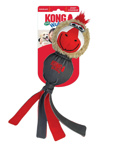 KONG Wubba Zoo Dog Toy Mandrill 1ea/LG