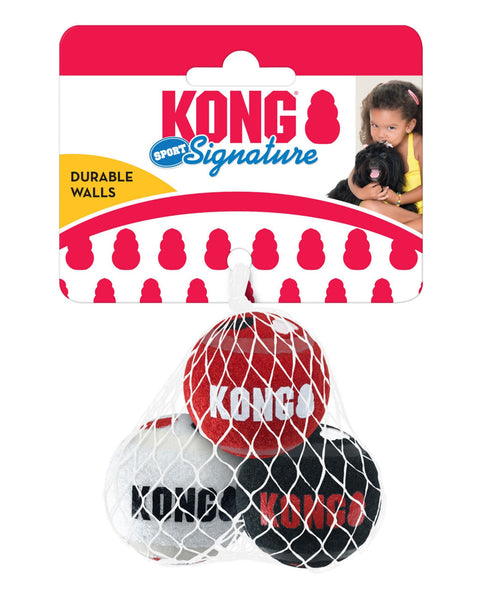 KONG Signature Sport Balls Dog Toy 1ea/XS, 3 pk