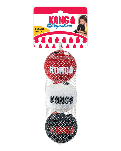 KONG Signature Sport Balls Dog Toy 1ea/MD, 3 pk