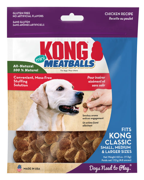 KONG Meatballs Dog Treat Mini 1ea/4 oz