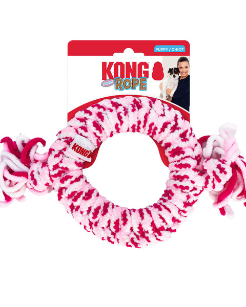 KONG Rope Puppy Toy Ring Assorted 1ea/MD