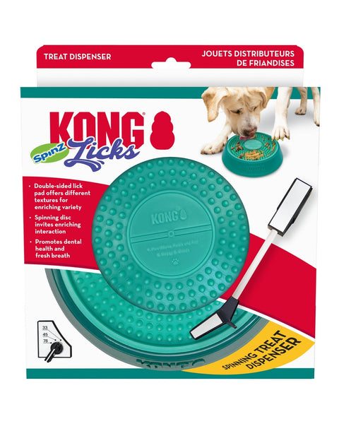 KONG Licks Spinz Treat Dispenser 1ea/LG