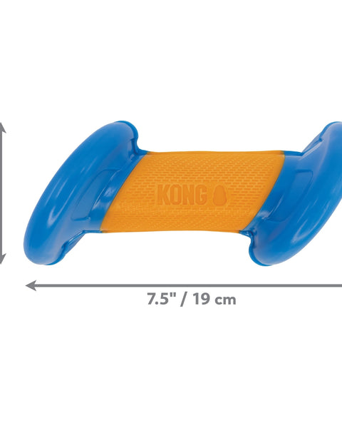 KONG Rambler Rattlez Dog Toy Dumbbell, LG (2 pack)