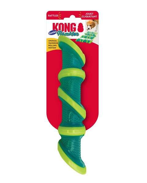 KONG Rambler Rattlez Dog Toy Stick, LG (2 pack)