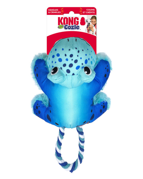 KONG Cozie Tuggz Dog Toy Frog 1ea/MD/LG